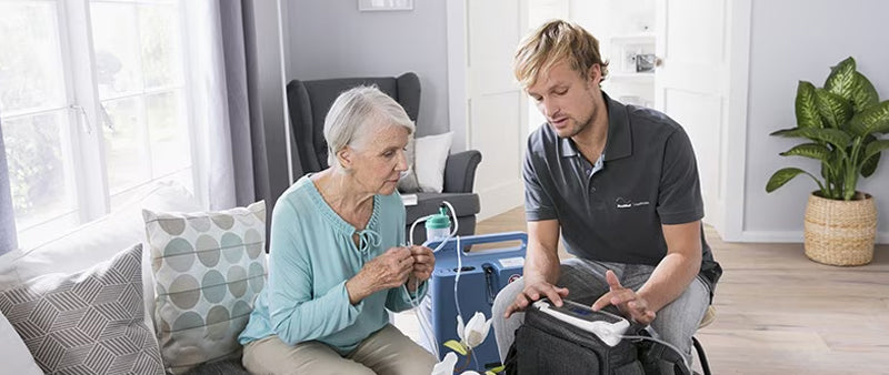 Bestellen Sie Produkte für Ihre Sauerstofftherapie bei COPD.