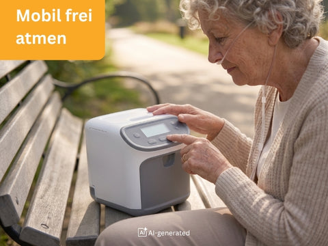 tragbare Sauerstoffgeräte