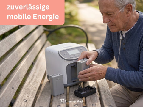 Akkus für tragbare Sauerstoffgeräte