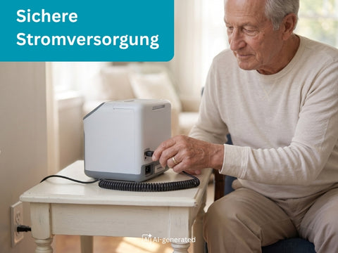 Ladekabel für Sauerstoffgeräte