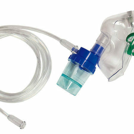 DROH Inhalierset für Erwachsene inkl. 6ml Medikatmentenvernebler inkl. Aerosol-Makse und 2,1m Sauerstoffschlauch