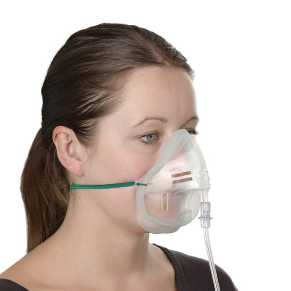 Intersurgical EcoLite Sauerstoffmaske inkl. 2,1m Schlauch für Erwachsene