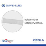 CEGLA RC Cornet Basis und RC Cornet Nasal Silikon Ersatzventilschlauch