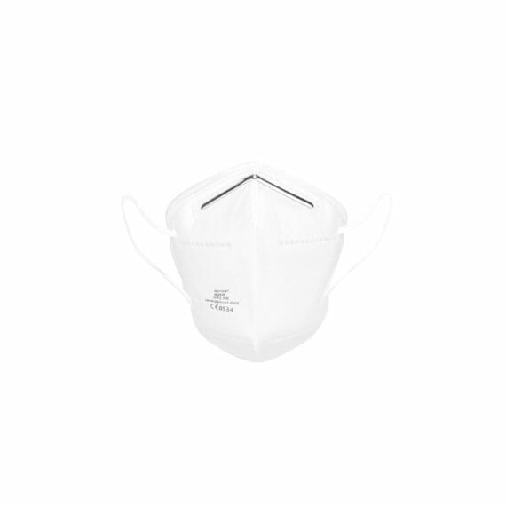 HUM AEROprotective filtrierende Halbmaske FFP2 Masken angenehmer Sitz inkl. Nasenbügel - 20 Stück