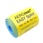 HUM AEROresc EASYsplint Aluminium Schiene inkl. weichem Schaumstoffüberzug - Gelb/Blau