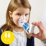 CEGLA RC-Chamber Inhalierhilfe inkl. Maske für Kinder bis 5 Jahre