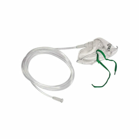 DROH Sauerstoffmaske für Erwachsene inkl. 2,1m Schlauch - 10 Stück