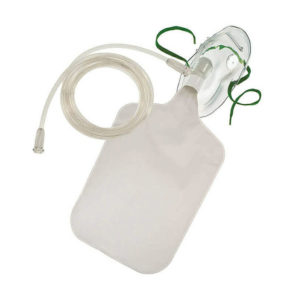 DROH Sauerstoffmaske für Clusterkopfschmerz und hohe Sauerstoffkonzentration inkl. Reservoirbeutel