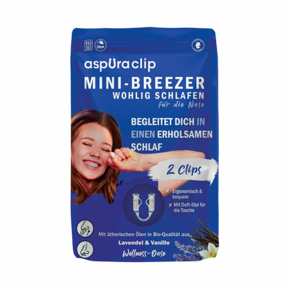 aspUraclip Mini Breezer - Wohlig Schlafen-Duft, 3 Stück