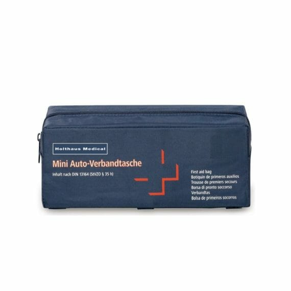 Holthaus mini Verbandtasche fürs Auto - Blau, 22cmx 8,5cmx 8cm