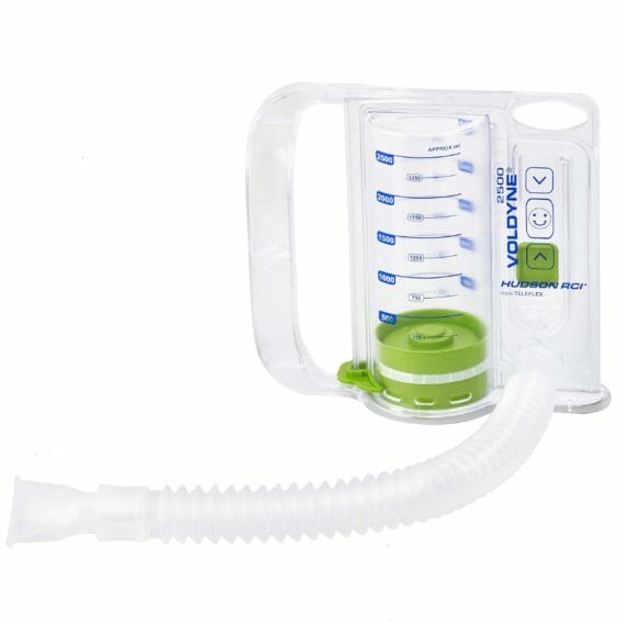 Teleflex Voldyne 2500 volumenorientierter Spirometer für Atemtraining - 2500ml