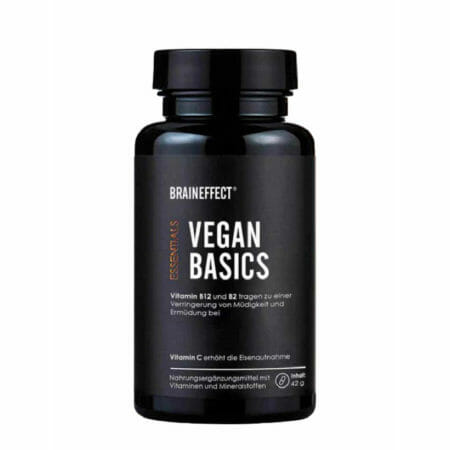 BRAINEFFECT Vegan Basics - neutraler Geschmack, 90 Kapseln