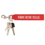 TEE-UU REMOVE BEFORE RESCUE Anhänger