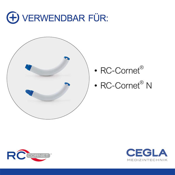 CEGLA RC Cornet Basis und RC Cornet Nasal Silikon Ersatzventilschlauch