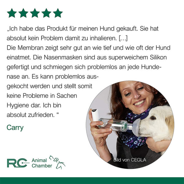 CEGLA RC-Animal Chamber Inhalierhilfe für Hunde