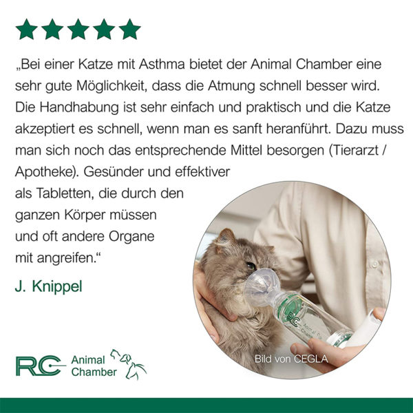 CEGLA RC-Animal Chamber Inhalierhilfe für Katzen