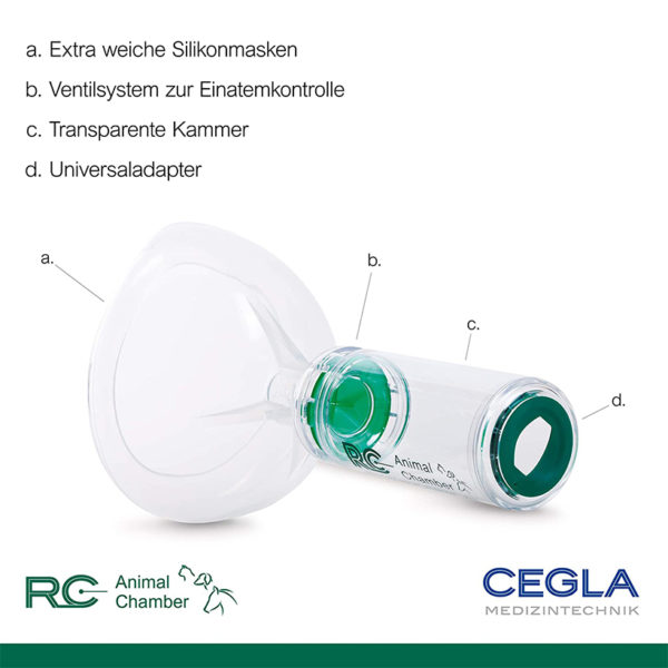 CEGLA RC-Animal Chamber Inhalierhilfe für Pferde