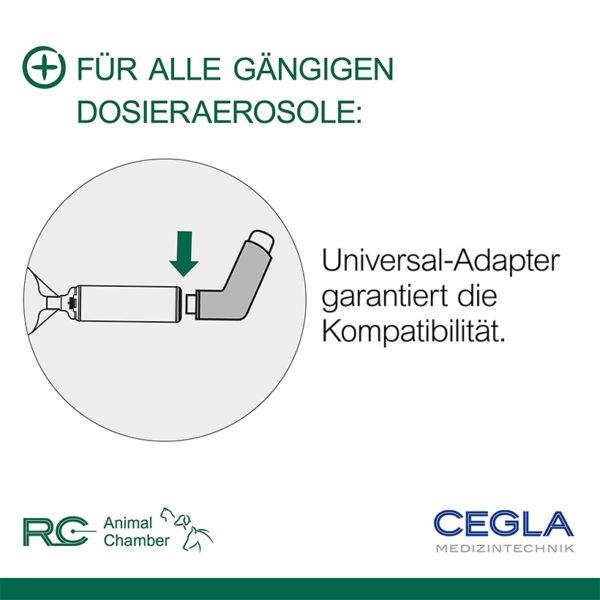 CEGLA RC-Animal Chamber Inhalierhilfe für Pferde