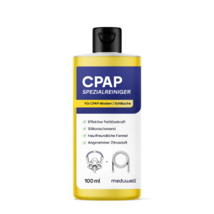 meduwell CPAP Spezialreiniger 100ml - Optimale Pflege für CPAP Masken, Schläuche und Zubehör