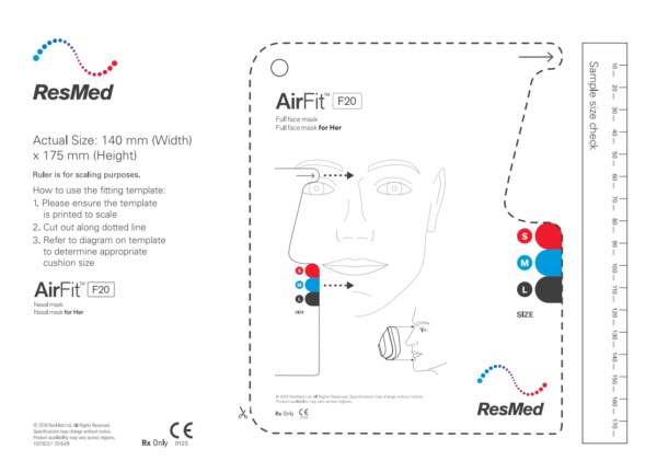 ResMed AirFit F20 Vollgesichtsmaske für Damen