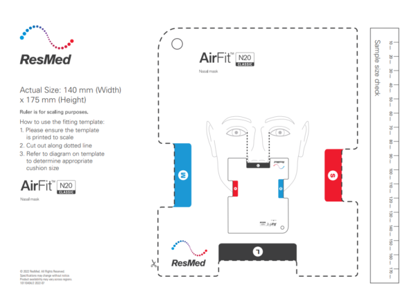 ResMed AirFit N20 Maskenkissen für Nasenmaske
